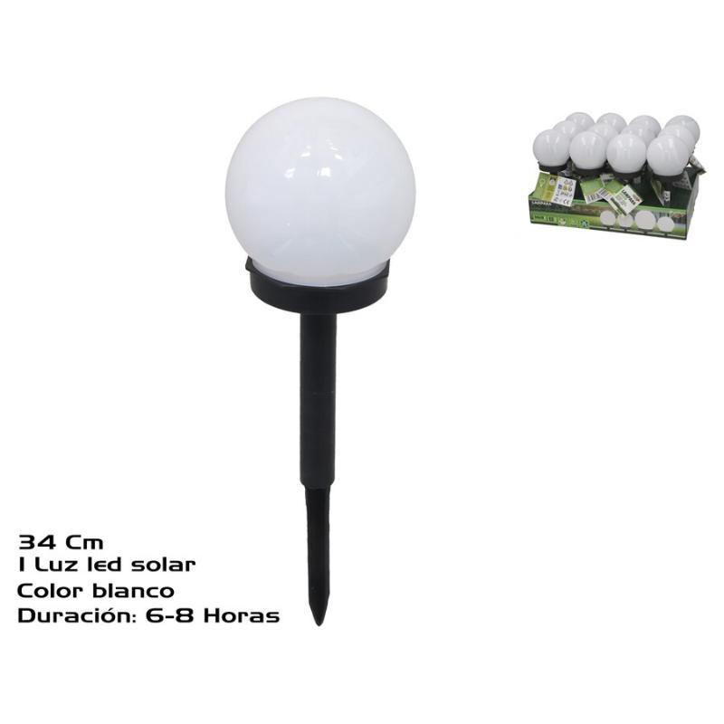 LAMPARA SOLAR 1 LED 40 MAH 34X10 CM
