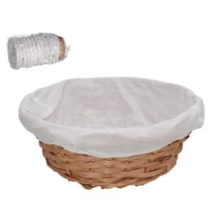 CESTA ASAS ARTEMISA 24X9 CM REDONDA