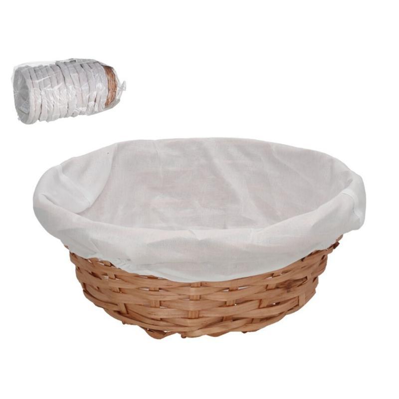 CESTA ASAS ARTEMISA 24X9 CM REDONDA