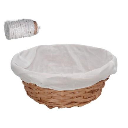 CESTA ASAS ARTEMISA 24X9 CM REDONDA