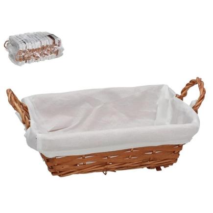 CESTA ASAS ARTEMISA 26X20X12.5 CM RECTANGU