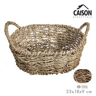 CESTA CON ASAS OVAL SEAGRASS 23 CM