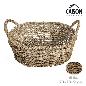 CESTA CON ASAS OVAL SEAGRASS 23 CM