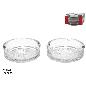 SET 2 CENICEROS CRISTAL ROTANA 10.5 CM