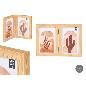 PORTAFOTO DOBLE EFECTO BAMBU 10X15 CM