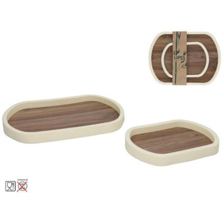 BANDEJA ARGOS X2 36X26.5X3 / 24X17.5X2.5 CM