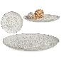 PLATO MADERA DECORACION MANDALA BLANCO 29CM.
