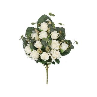 CONJUNTO ROSA-CAPULLO X11-56 CM BLANCO