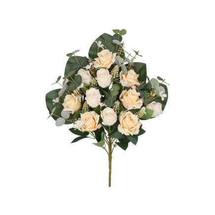 CONJUNTO ROSA-CAPULLO X11-56 CM CREMA
