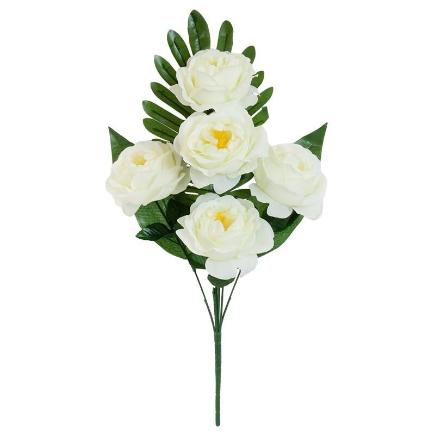 CONJUNTO PEONIA X5-50 CM BLANCO