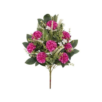 CONJUNTO CRISANTEMO X12-56 CM FUCSIA