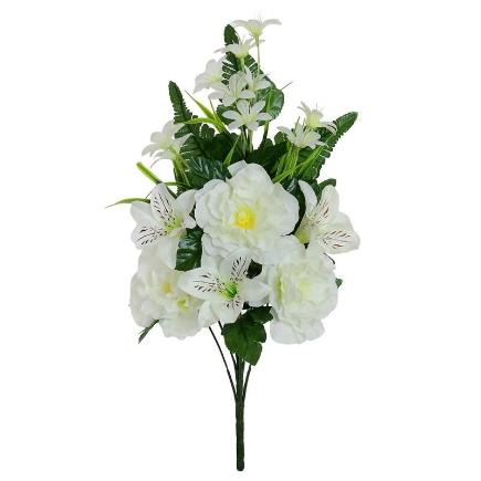 CONJUNTO PEONIAS-ASTRO X9-51 CM BLANCO