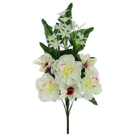 CONJUNTO PEONIAS-ASTRO X9-51 CM CREMA