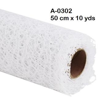 BOBINA SPYDER 50 CM X 5 YARDAS BLANCO
