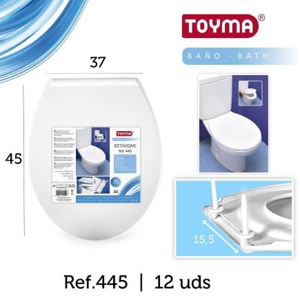 TAPA W.C ESTANDAR BLANCO