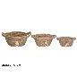 SET 3 CESTAS LUNA 25X35X16 CM.