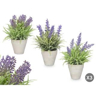 MACETA CEMENTO LAVANDA SURTIDO