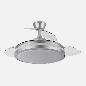 VENTILADOR DC ESPARTA PLUS 72W 6120LM PLATA 107D 3 ASPAS