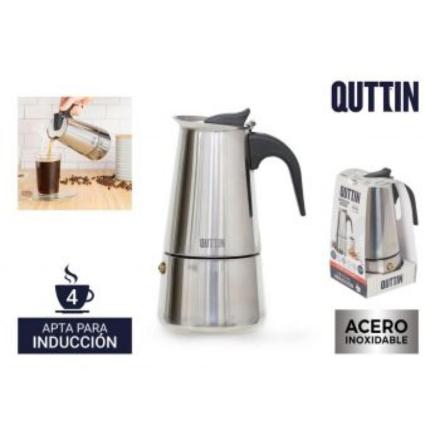 CAFETERA 4 SERVICIOS INDUCCION INOX