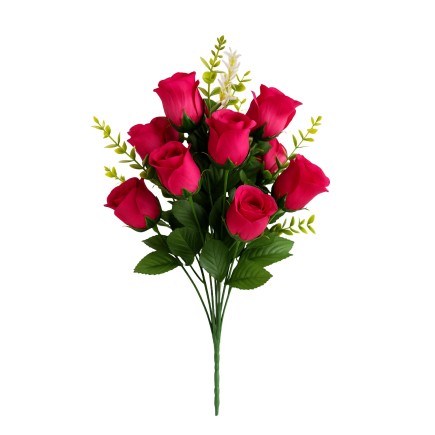 RAMO CAPULLOS X9 48 CM FUCSIA