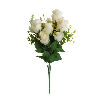 RAMO CAPULLOS X9 48 CM CREMA