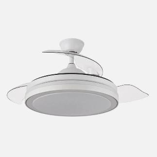 VENTILADOR DC ESPARTA 72W 6120LM BLANCO 3 ASPAS DE SP 107D