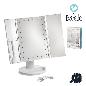 ESPEJO 24 LEDS CUADRUPLE ABATIBLE X1X2X3