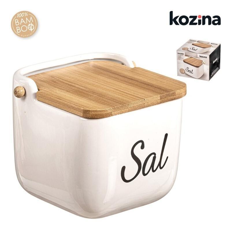 SALERO CERAMICA 11X11 CM BLANCO