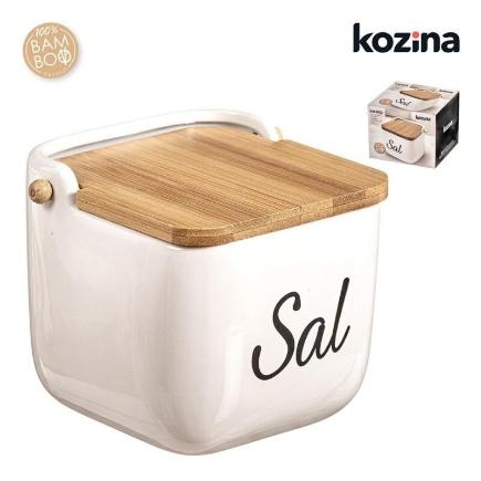 SALERO CERAMICA 11X11 CM BLANCO
