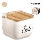 SALERO CERAMICA 11X11 CM BLANCO