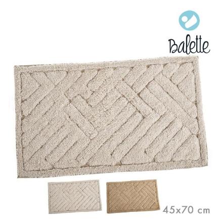 ALFOMBRA BAÑO ALGODON 45X70 CM SURT /2 COL