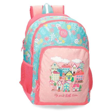 MOCHILA ADAP 44 CM 2C MY LITTLE TOWN ROLL ROAD