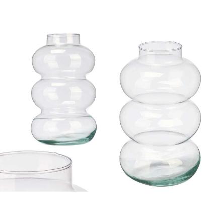 JARRON CRISTAL BURBUJA 35 CM
