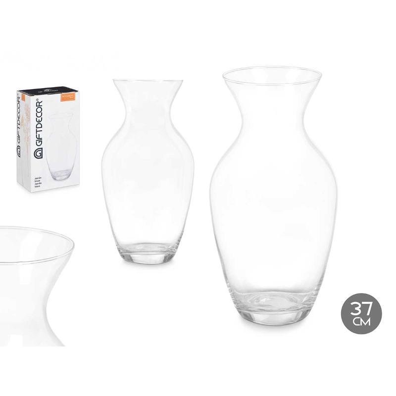 JARRON CRISTAL CUELLO ESTRECHO 37 CM