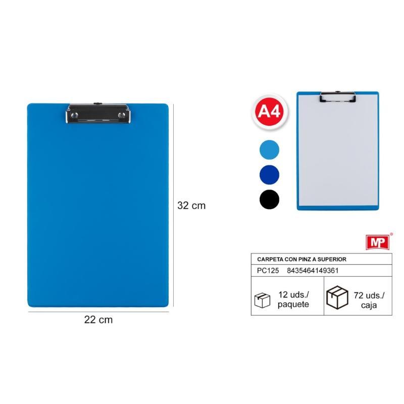 CARPETA CON PINZA A4