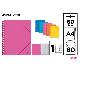 CARPETA 60 FUNDAS A4 CON ESPIRAL Y GOMAS
