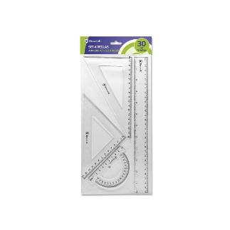 SET BISMARK 4 REGLAS TRANSPARENTE EC 30 CM
