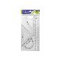 SET BISMARK 4 REGLAS TRANSPARENTE EC 30 CM