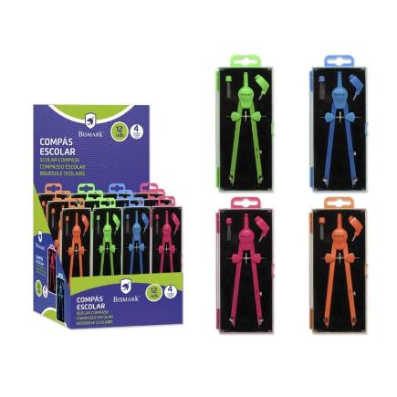 BISMARK COMPAS AUTOMATICO NEON BASIC 4 COLORES
