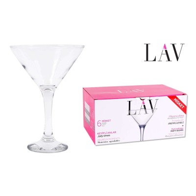 SET 6 COPAS COCTEL 175CC MISKET