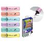 MARCADOR GLITTER 6 COLORES PASTEL