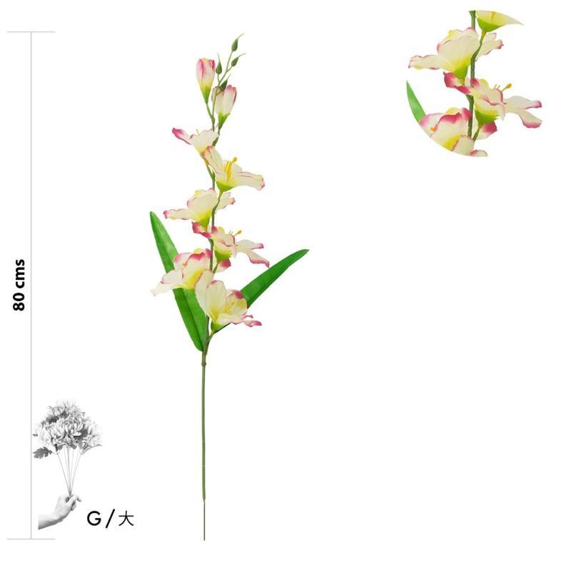 VARA DE GLADIOLOS 60 CM ROSA