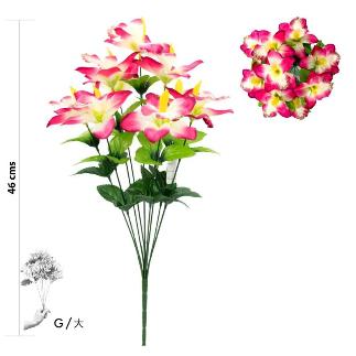 RAMO 9 ORQUIDEA 46 CM ROSA