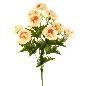 RAMO CLAVELES 9 TALLOS 46 CM COLOR OTOÑO CORAL