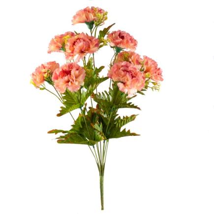 RAMO CLAVELES 9 TALLOS 46 CM OTOÑO FUCSIA