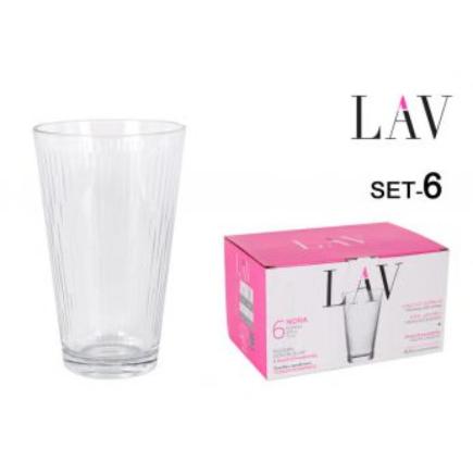 SET 6 VASOS 325 CC NORA
