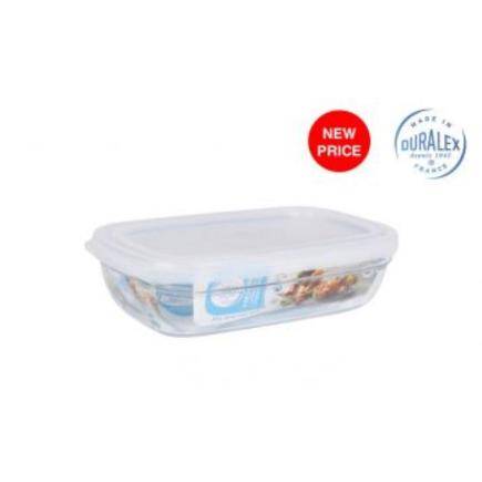FIAMBRERA TRANSP 15 CM RECT C/TAPA FRESHBOX