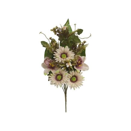 CONJUNTO GERBERA AUTUMN X9-52 CM OCRE