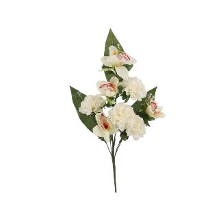 CONJUNTO PEONIA-ORQUIDEA-50 CM BLANCO