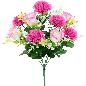 RAMO CAPULLOS-CRISANTEMO X9-43 CM FUCSIA